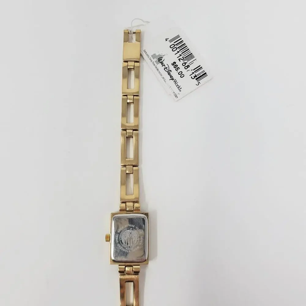 Disney Parks Rectangle Mickey Mouse Metal Band Watch NTW